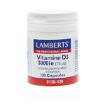 lamberts vitamine d3 3000ie/75mcg, 120 capsules