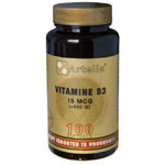Artelle Vitamine D3 15mcg, 100 capsules
