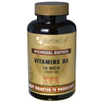 Artelle Vitamine D3 15mcg, 250 Soft tabs
