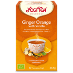 Yogi Tea Ginger Orange Vanilla Bio, 17 stuks