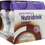 Nutridrink Compact Chocolade 125 ml, 4 stuks