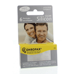 Ohropax Silicon Clear, 6 stuks