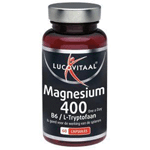 Lucovitaal Magnesium 400 met B6 en L-tryptofaan, 60 capsules