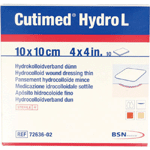Cutimed Hydro L 10 X 10cm, 10 stuks