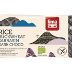 Lima Rijstwafel Boekweit Pure Chocolade Bio, 90 gram