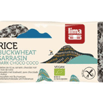 Lima Rijstwafel Boekweit Pure Chocolade Kokos Bio, 90 gram