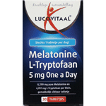 Lucovitaal Melatonine L-tryptofaan 5mg, 30 tabletten
