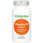 Vitortho Vitamine D3 3000ie, 120 Soft tabs