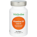 Vitortho Vitamine D3 3000ie, 60 Soft tabs