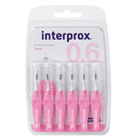 Interprox Premium Nano 0.6 Mm Roze, 6 stuks