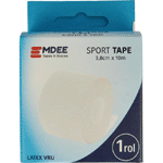 emdee sport tape 3.8cm x 10m wit, 1 stuks