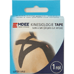 Emdee Kinesio Tape Zwart Pre Cut, 1rol
