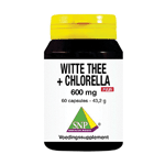 snp witte thee + chlorella 600mg puur, 60 capsules