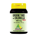 snp groene thee chlorella 500 mg puur, 60 veg. capsules