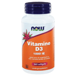 Now Vitamine D3 1000ie, 360 Soft tabs
