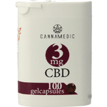 cannamedic cbd capsules 3mg, 100 capsules