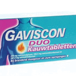 gaviscon duo tabletten, 24 kauw tabletten