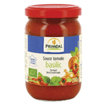 Primeal Pastasaus Tomaten Basilicum Bio, 200 gram