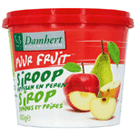 damhert puur fruit siroop appelen en peren, 450 gram