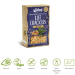 lifefood life crackers chia hennep raw bio, 90 gram