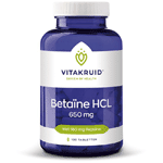 Vitakruid Betaine Hcl 650 Mg & Pepsine 160 Mg, 120 tabletten