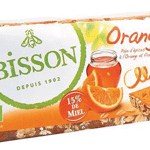 Bisson Orangemiel Honingkoek Sinaasappel voorgesneden Bio, 300 gram