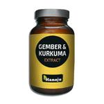 Hanoju Gember & Curcuma Extract, 90 Veg. capsules