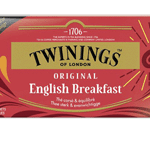 Twinings English Breakfast Envelop Zwart, 50 stuks