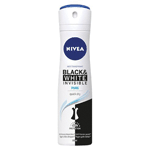 Nivea Deodorant Invisible Black & White Pure, 150 ml