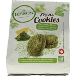 Bisson Mini Cookies Matcha Thee Citroen Bio, 120 gram