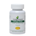 Livinggreens Omega 3 Visolie Forte, 96 capsules