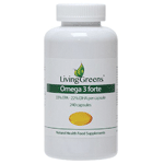Livinggreens Omega 3 Visolie Forte, 240 capsules