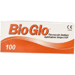 bausch&lomb bio glo fluorescine strips, 100 stuks