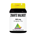 snp zwarte walnoot 500 mg, 60 veg. capsules