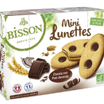 Bisson Lunettes Mini Chocolade Bio, 175 gram