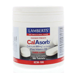 Lamberts Calasorb (calcium Citraat) & Vitamine D3, 180 tabletten