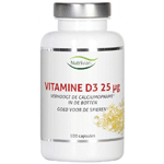 nutrivian vitamine d3 25mcg, 100 capsules