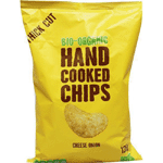 Trafo Chips Handcooked Kaas & Ui Bio, 125 gram