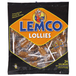 Lemco Salmiak Lollies, 240 gram