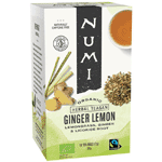 numi green tea ginger lemon bio, 18 stuks