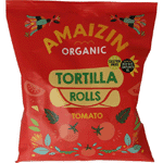 amaizin corn rolls tomaat bio, 100 gram