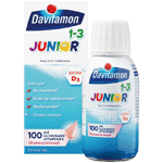 Davitamon Junior 1+ Vloeibare Vitamines Framboos, 100 ml