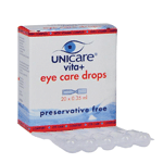 unicare vita+ eye care oogdruppels 0.35 ml, 20 ampullen