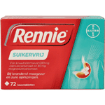 Rennie Suikervrij, 72 tabletten