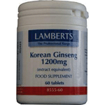 Lamberts Ginseng Koreaans 1200 Mg, 60 tabletten