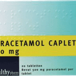 healthypharm paracetamol caplet 500, 20 tabletten