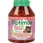 Optimax Kinder Multivit Extra, 180 Kauw tabletten