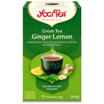 Yogi Tea Green Tea Ginger Lemon Bio, 17 stuks