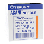 terumo injectienaald 0.5mm x 16mm, 100 stuks