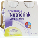 nutridrink compact fibre vanilla 125ml, 4 stuks